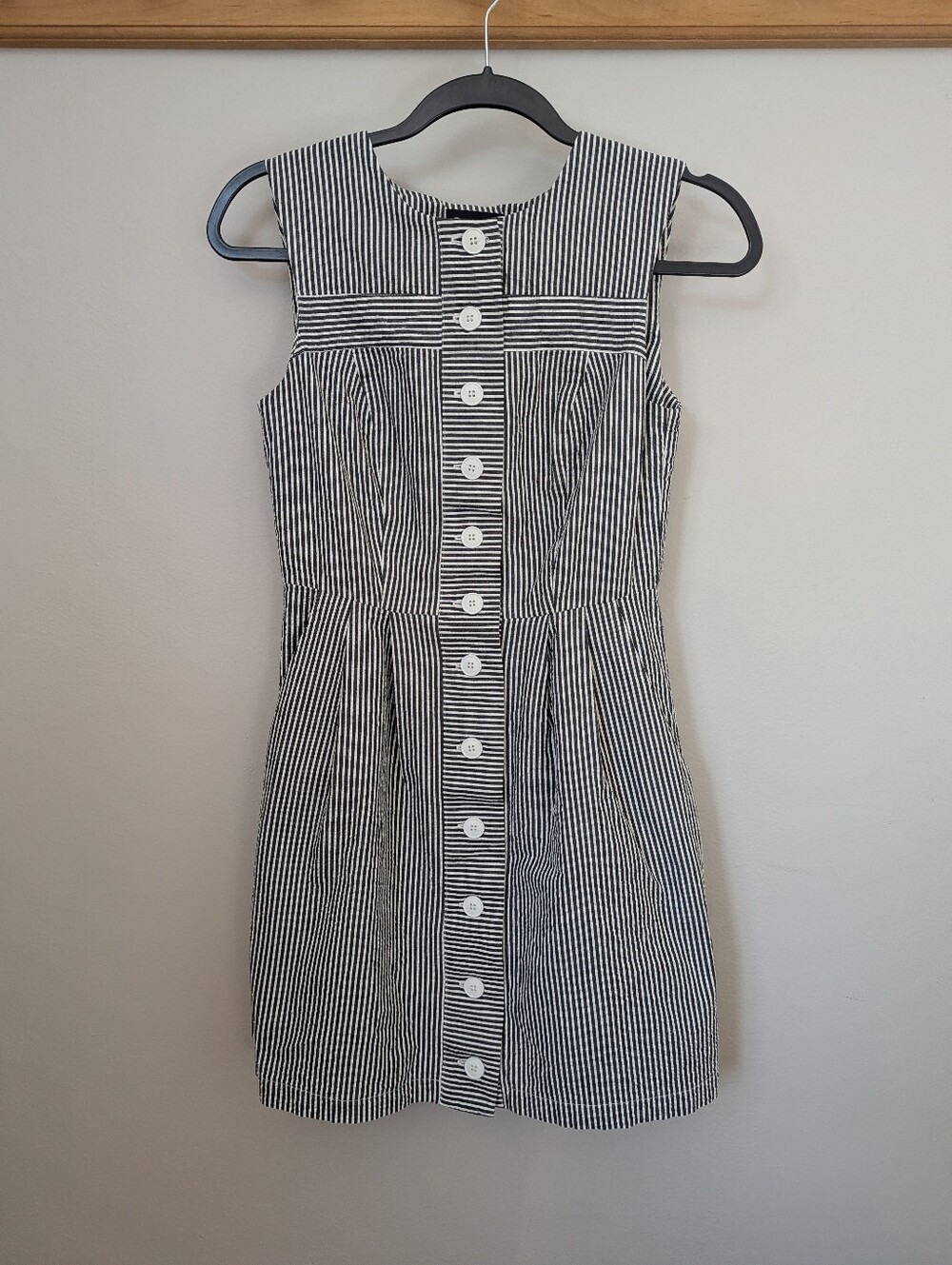 Seersucker Button Down Dress